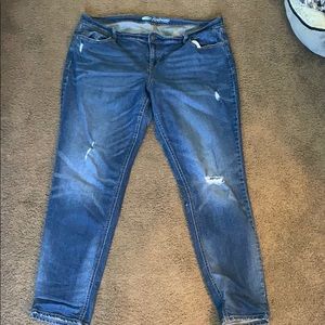Old navy boyfriend jeans size 14